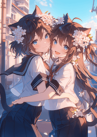 好姊妹の恩愛感情❤
