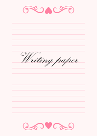Writing paper.