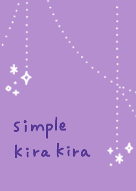 Simple Purple Chandelier