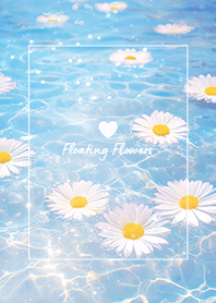 Floating Flowers (DY) - 02 Blue 3