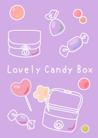 可愛的糖果盒 (紫色)