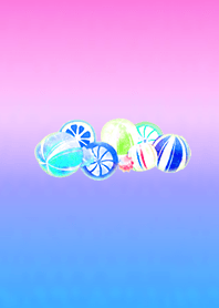 Japanese candy ball purple pink