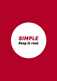 SIMPLE -Keep it real.- THEME 27