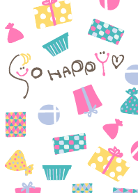 SO HAPPY EVERYDAY WHITE J