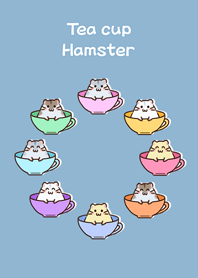 Tea cup hamster Theme (Blue)