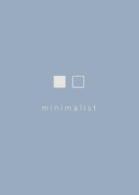 Minimalist Square  #blue beige 2