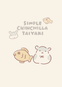 simple chinchilla Taiyaki beige