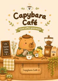 Capybara Cozy Coffee
