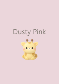 Puffy Giraffe 2 - Dusty Pink