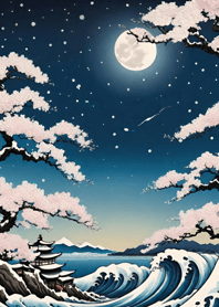 Ukiyo-e Mountains, Seas 7f162C