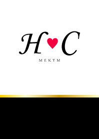 Love Initial H&C イニシャル 4
