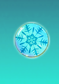 Aquamarine Blue Crystal @ Winter Feature