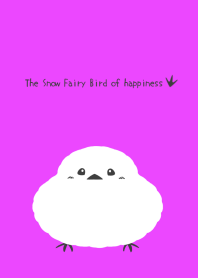 Snow Fairy Bird of happiness-PURPLE PINK