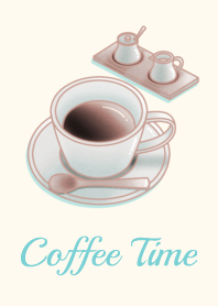 เครื่องดื่ม 001 (กาแฟ×สีเบจ×ฟ้าอ่อน)