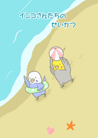 The life of parakeets(summer ver.)