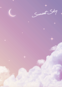 Purple Sunset Sky*