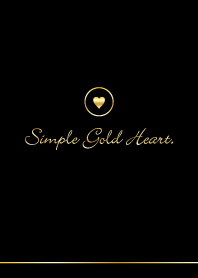 Simple Gold Heart.