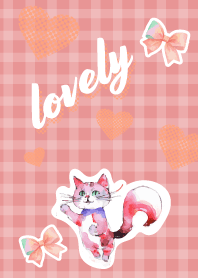 Naughty cats3 on light pink