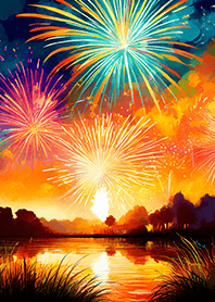 Beautiful Fireworks Theme#857