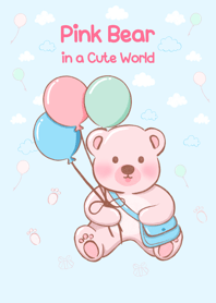 หมีชมพูหวานในโลกน่ารัก