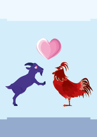 ekst Biru (Domba) Cinta Merah (Ayam)