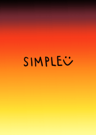 Be absorbed, simple. Sunset ver