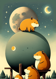 Ukiyo-e - Capybara 9EfA82