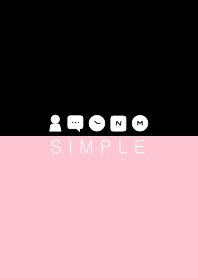 SIMPLE(black pink)V.9