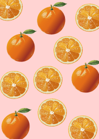 Background pink fresh orange