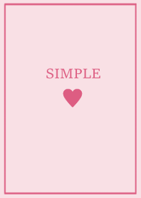 SIMPLE HEART =cherrypink=