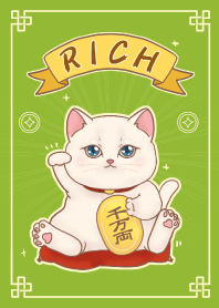 The maneki-neko (fortune cat)  rich 85