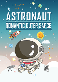 misty cat-Outer space astronaut Ocean