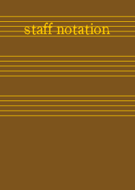 staff notation1 Tabacco Brown