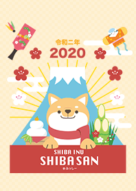 SHIBAINU SHIBASAN happy new year