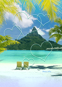 リゾート気分のタヒチ