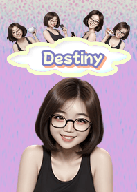 Destiny attractive girl purple03