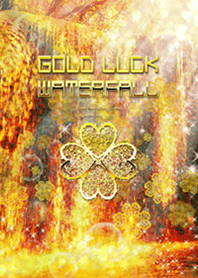 Gold luck waterfall