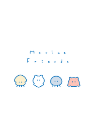 Marine Friends/ blue white.