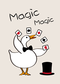Make a magic duck!(ivory beige)