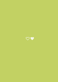 minimam heart (yellowgreen)