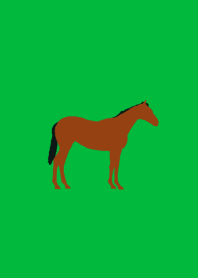 simple theme of a horse