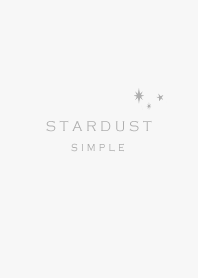 Stardust Simple White Gray