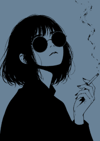 藍灰色調｜黑白酷感#9