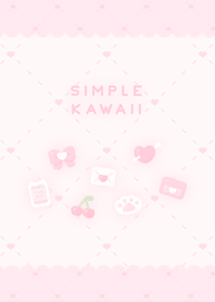 simple kawaii . pink
