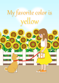 My favorite color is yellow