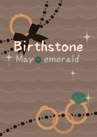 [R] Birthstone Ring 05 + Beige |os