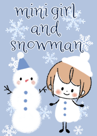 minigirl & snowman