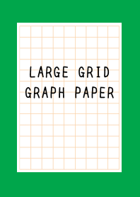 LARGE ORANGE GRID GRAPH PAPER/GREEN