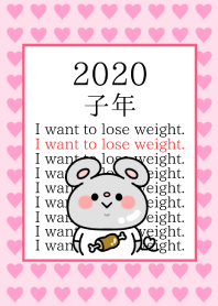 -2020 Happy new year. Mouse. No,14-