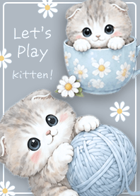 blue Let's Play with Kittens!